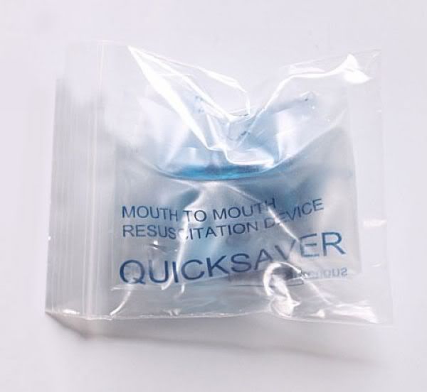 3 x Emergency CPR Mouth to Mouth Barrier Great for First Aid Kits Device