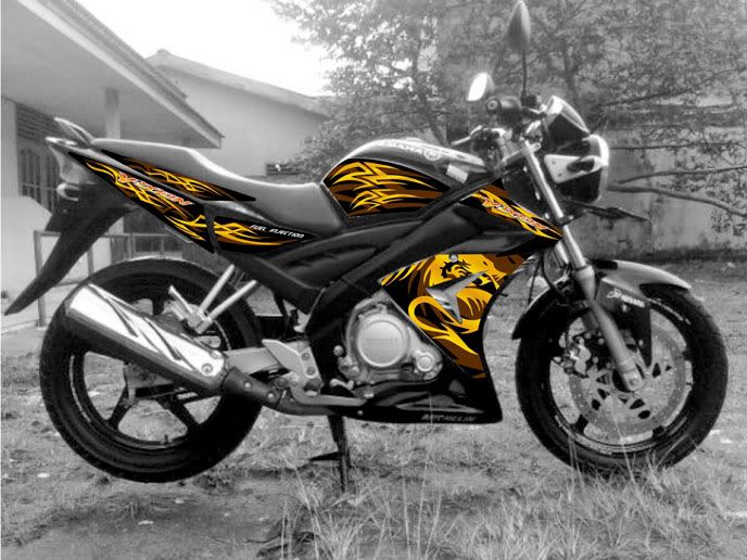 Jual stiker sepeda montor full body murah meriah kawasan surabaya