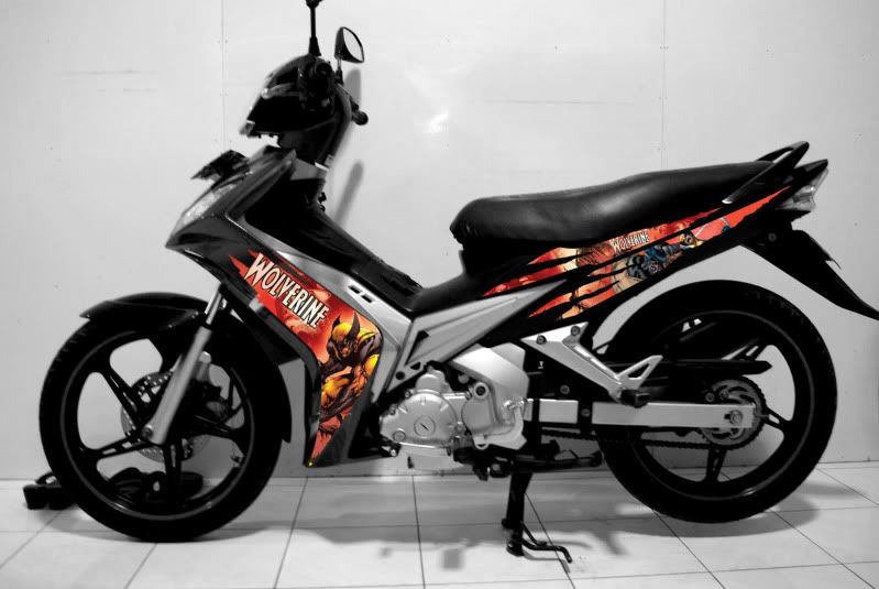 Jual stiker sepeda montor full body murah meriah kawasan surabaya