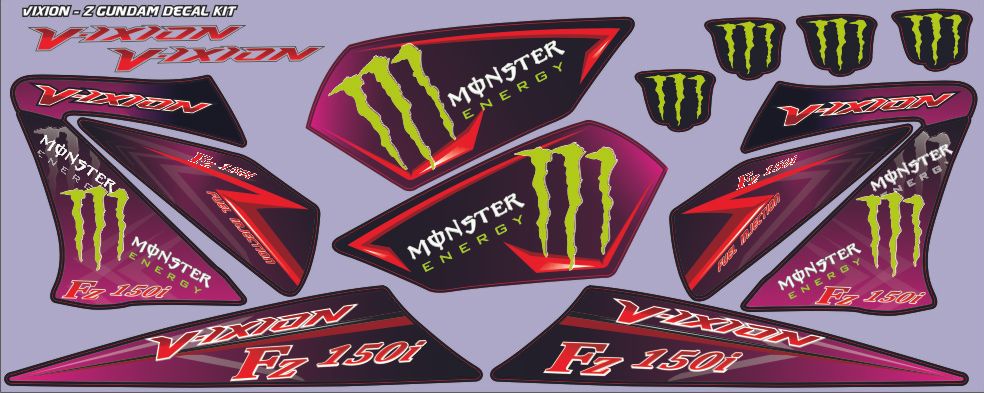 Jual stiker sepeda montor full body murah meriah kawasan surabaya