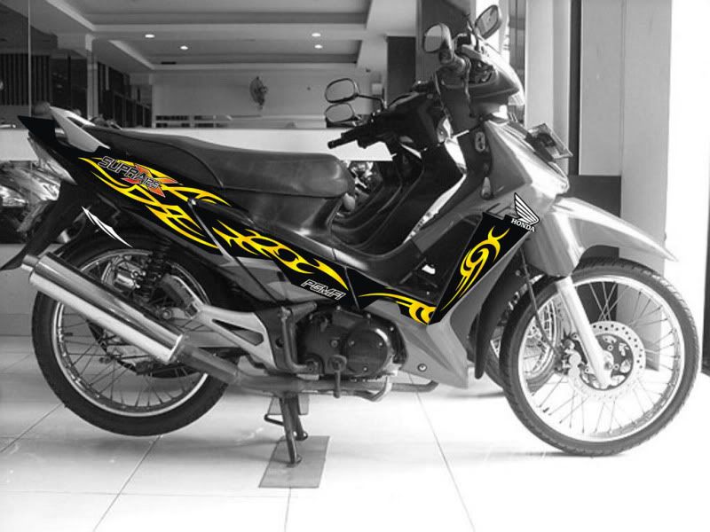 Jual stiker sepeda montor full body murah meriah kawasan surabaya