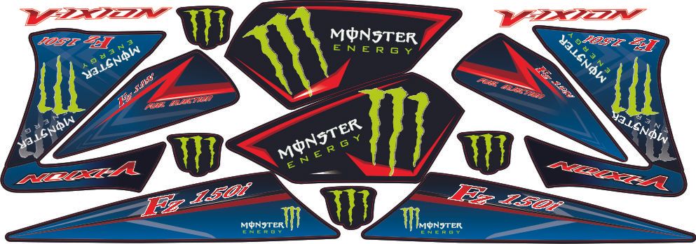 Jual stiker sepeda montor full body murah meriah kawasan surabaya