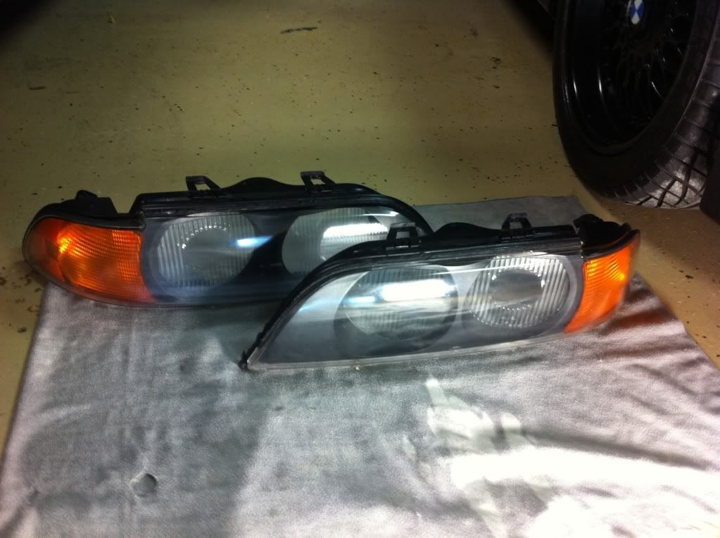 E39 Refurbished OEM Hella Headlight Covers 40 Shipped