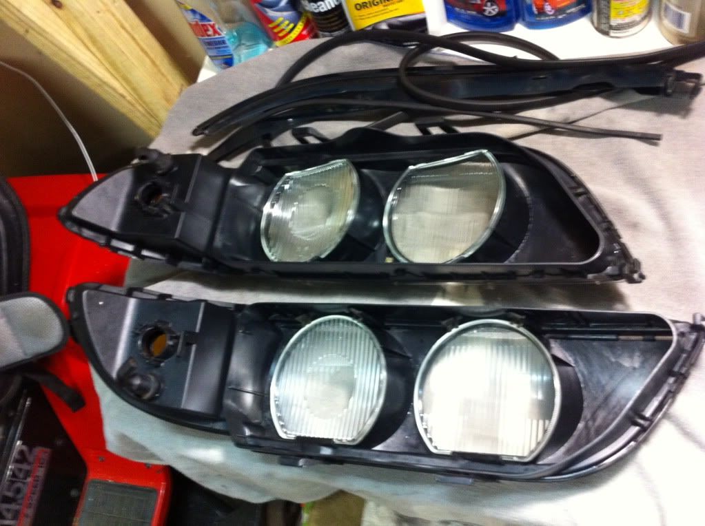 E39 Refurbished OEM Hella Headlight Covers 40 Shipped