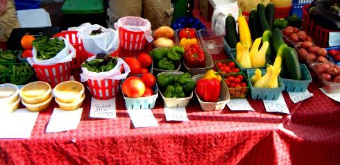 Gainesville Farmer's Market Vegetables