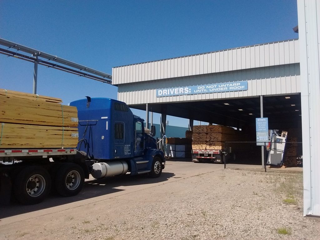 flatbed loaded with Lumber from Bennett Lumber in Princeton, ID being delivering to Pella Windows & Doors in Pella, IA flatbed loaded with Lumber from Bennett Lumber in Princeton, ID being delivering to Pella Windows & Doors in Pella, IA