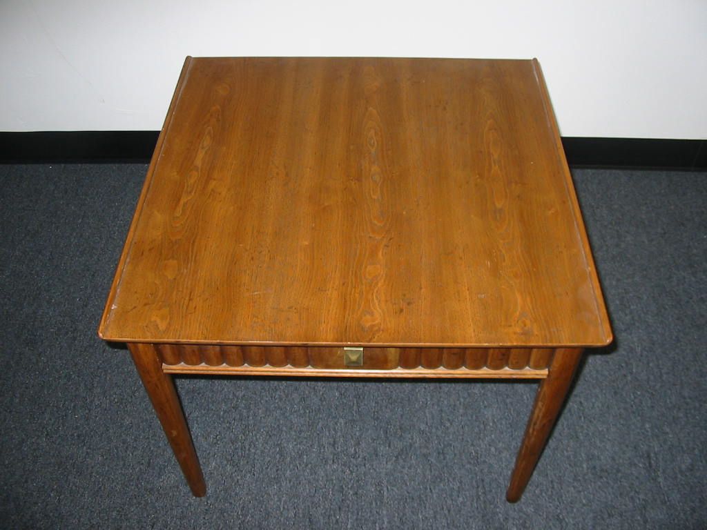 VINTAGE DREXEL HERITAGE END TABLE Coffee Table One Drawer DANISH MID CENTURY MOD eBay
