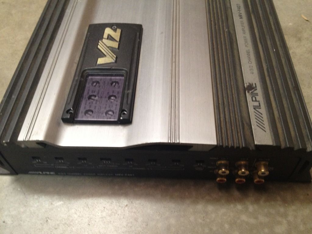 DS : Used Alpine MRV-407 4 Channel Amplifier - For Sale: Car audio