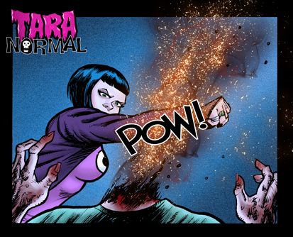 Tara Normal punches ghosts