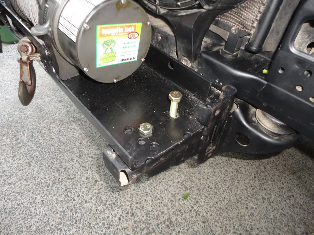 Winch into 08 GU Patrol 4x4 Nissan Patrol Forum