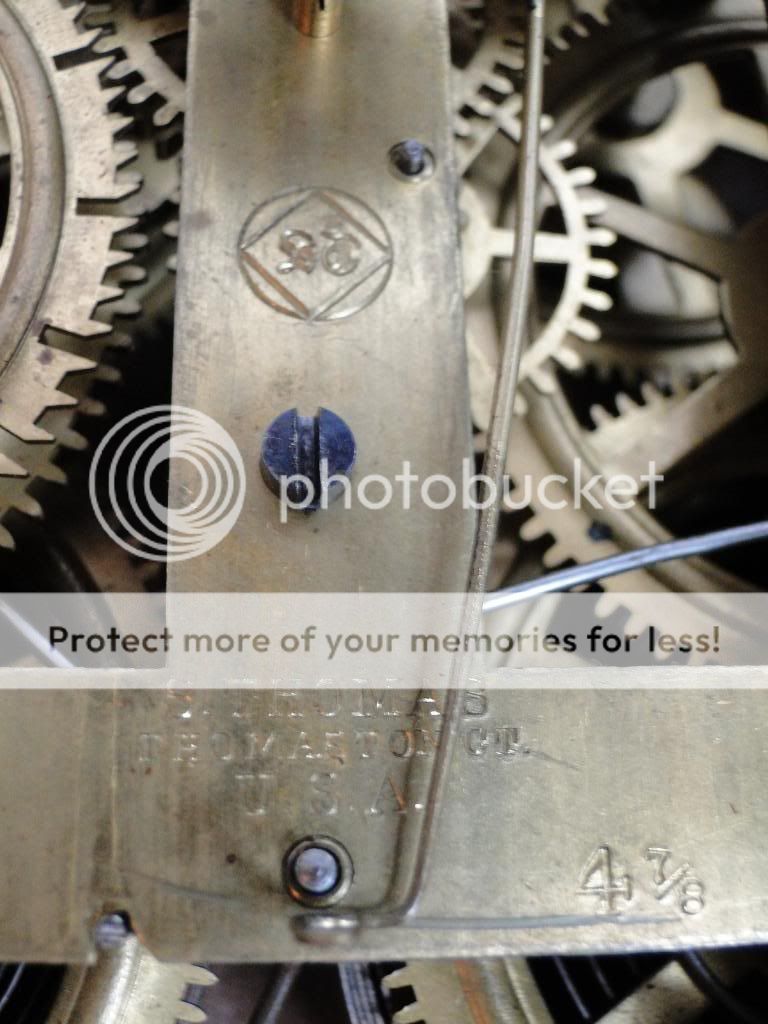 antique seth thomas cathedral mantel clock w/ original key  