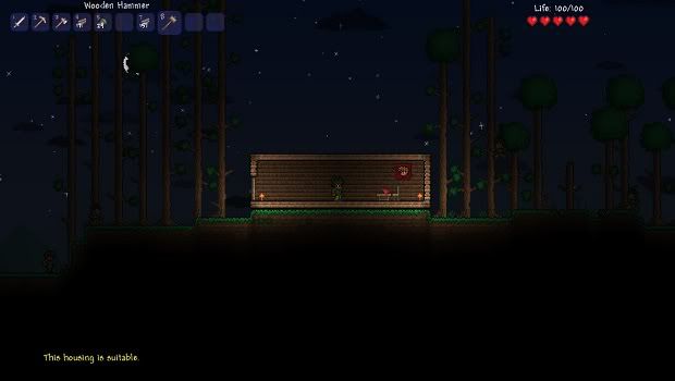 How To Survive Your First Night In Terraria